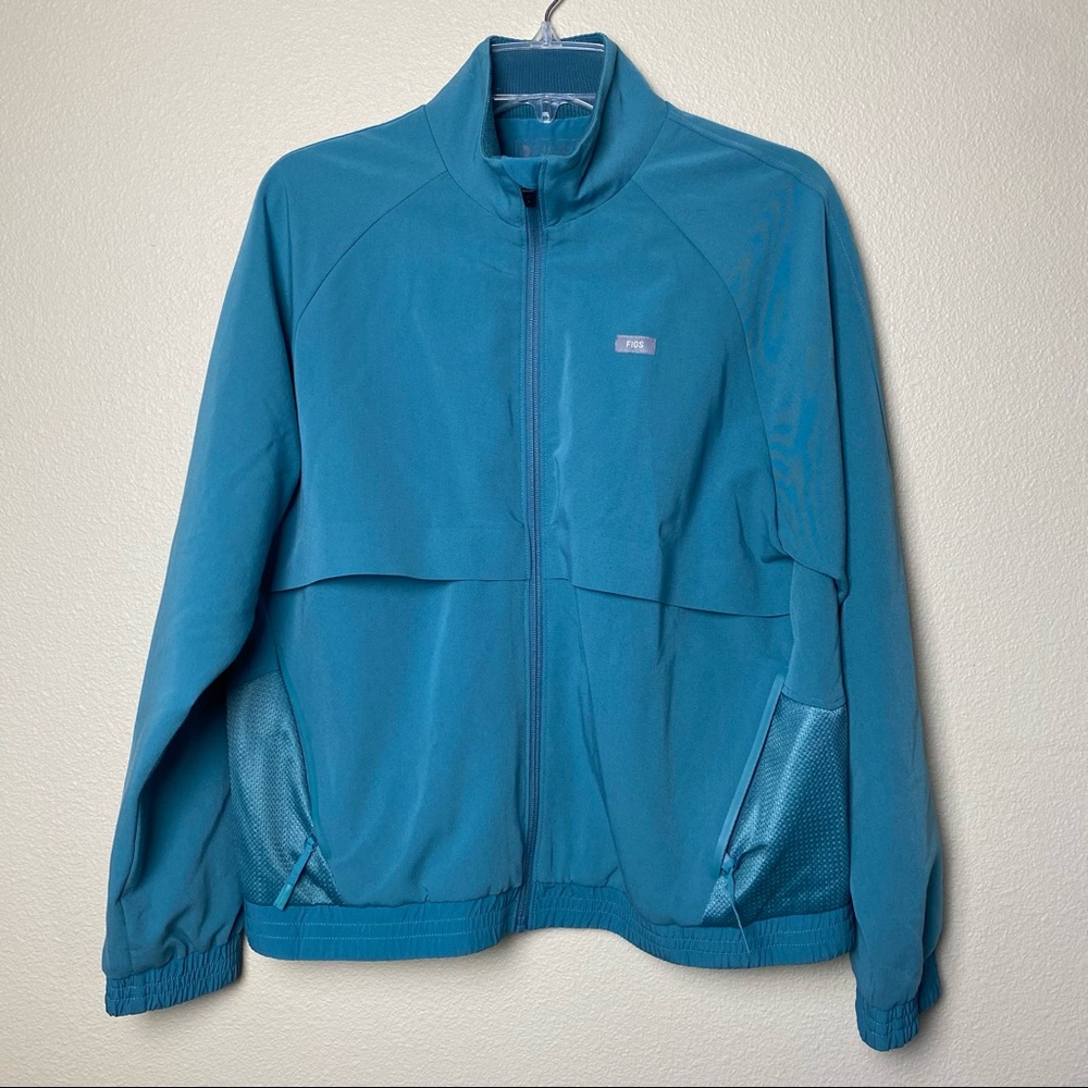 FIGS Sydney Scrub Jacket Size M - Hydrogreen